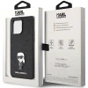 Чохол Karl Lagerfeld Fixed Glitter Ikonik Logo Metal Pin для iPhone 15 Pro Max Black (KLHCP15XGKNPSK)