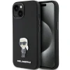 Чохол Karl Lagerfeld Silicone Ikonik Metal Pin для iPhone 15 Black (KLHCP15SSMHKNPK)