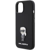 Чохол Karl Lagerfeld Silicone Ikonik Metal Pin для iPhone 15 Black (KLHCP15SSMHKNPK)