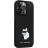Чохол Karl Lagerfeld Silicone C Metal Pin для iPhone 14 Pro Max Black (KLHCP14XSMHCNPK)