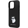Чохол Karl Lagerfeld Silicone C Metal Pin для iPhone 14 Pro Max Black (KLHCP14XSMHCNPK)