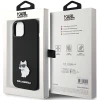 Чохол Karl Lagerfeld Silicone Choupette Metal Pin для iPhone 15 Plus Black (KLHCP15MSMHCNPK)
