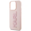 Чохол Karl Lagerfeld 3D Rubber Glitter Logo для iPhone 15 Pro Pink (KLHCP15L3DMBKCP)