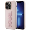 Чохол Karl Lagerfeld 3D Rubber Glitter Logo для iPhone 15 Pro Max Pink (KLHCP15X3DMBKCP)