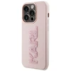 Чохол Karl Lagerfeld 3D Rubber Glitter Logo для iPhone 15 Pro Max Pink (KLHCP15X3DMBKCP)