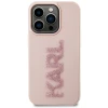 Чохол Karl Lagerfeld 3D Rubber Glitter Logo для iPhone 15 Pro Max Pink (KLHCP15X3DMBKCP)