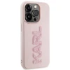 Чохол Karl Lagerfeld 3D Rubber Glitter Logo для iPhone 15 Pro Max Pink (KLHCP15X3DMBKCP)