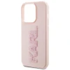 Чохол Karl Lagerfeld 3D Rubber Glitter Logo для iPhone 15 Pro Max Pink (KLHCP15X3DMBKCP)