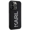 Чехол Karl Lagerfeld 3D Rubber Glitter Logo для iPhone 15 Pro Black (KLHCP15L3DMBKCK)
