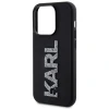 Чехол Karl Lagerfeld 3D Rubber Glitter Logo для iPhone 15 Pro Black (KLHCP15L3DMBKCK)