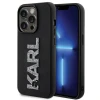 Чохол Karl Lagerfeld 3D Rubber Glitter Logo для iPhone 15 Pro Max Black (KLHCP15X3DMBKCK)