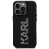 Чохол Karl Lagerfeld 3D Rubber Glitter Logo для iPhone 15 Pro Max Black (KLHCP15X3DMBKCK)
