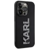 Чохол Karl Lagerfeld 3D Rubber Glitter Logo для iPhone 15 Pro Max Black (KLHCP15X3DMBKCK)