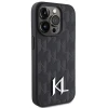 Чохол Karl Lagerfeld Leather Monogram Hot Stamp Metal Logo для iPhone 15 Pro Black (KLHCP15LPKLPKLK)
