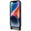 Чохол Karl Lagerfeld Crossbody Silicone Ikonik для iPhone 15 Pro Max Black (KLHCP15XSCBSKNK)
