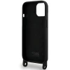 Чохол Karl Lagerfeld Crossbody Silicone Choupette для iPhone 15 Black (KLHCP15SSCBSCNK)