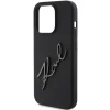 Чохол Karl Lagerfeld Silicone Karl Script для iPhone 15 Pro Black (KLHCP15LSKSBMCK)