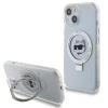 Чохол Karl Lagerfeld Ring Stand Choupette Head для iPhone 15 White with MagSafe (KLHMP15SHMRSCHH)
