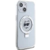 Чохол Karl Lagerfeld Ring Stand Choupette Head для iPhone 15 White with MagSafe (KLHMP15SHMRSCHH)