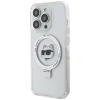 Чохол Karl Lagerfeld Ring Stand Choupette Head для iPhone 15 Pro Max White with MagSafe (KLHMP15XHMRSCHH)