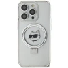 Чохол Karl Lagerfeld Ring Stand Choupette Head для iPhone 15 Pro Max White with MagSafe (KLHMP15XHMRSCHH)
