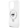 Чохол Karl Lagerfeld Ring Stand Choupette Head для iPhone 15 Pro Max White with MagSafe (KLHMP15XHMRSCHH)