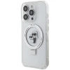 Чохол Karl Lagerfeld Ring Stand Karl&Choupette для iPhone 13 | 13 Pro White with MagSafe (KLHMP13LHMRSKCH)