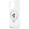 Чохол Karl Lagerfeld Ring Stand Karl&Choupette для iPhone 13 | 13 Pro White with MagSafe (KLHMP13LHMRSKCH)