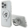 Чохол Karl Lagerfeld Ring Stand Karl&Choupette для iPhone 13 Pro Max White with MagSafe (KLHMP13XHMRSKCH)