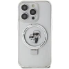 Чохол Karl Lagerfeld Ring Stand Karl&Choupettte для iPhone 14 Pro White with MagSafe (KLHMP15LHMRSKCH)