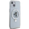 Чохол Karl Lagerfeld Ring Stand Karl&Choupettte для iPhone 15 White with MagSafe (KLHMP15SHMRSKCH)