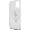 Чохол Karl Lagerfeld Ring Stand Karl&Choupettte для iPhone 15 White with MagSafe (KLHMP15SHMRSKCH)