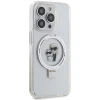 Чохол Karl Lagerfeld Ring Stand Karl&Choupettte для iPhone 15 Pro Max White with MagSafe (KLHMP15XHMRSKCH)