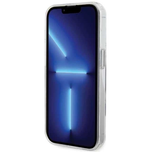 Чохол Karl Lagerfeld Ring Stand Karl&Choupettte для iPhone 15 Pro Max White with MagSafe (KLHMP15XHMRSKCH)
