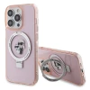 Чохол Karl Lagerfeld Ring Stand Karl&Choupettte для iPhone 15 Pro Max Pink with MagSafe (KLHMP15XHMRSKCP)