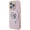 Чохол Karl Lagerfeld Ring Stand Karl&Choupettte для iPhone 15 Pro Max Pink with MagSafe (KLHMP15XHMRSKCP)