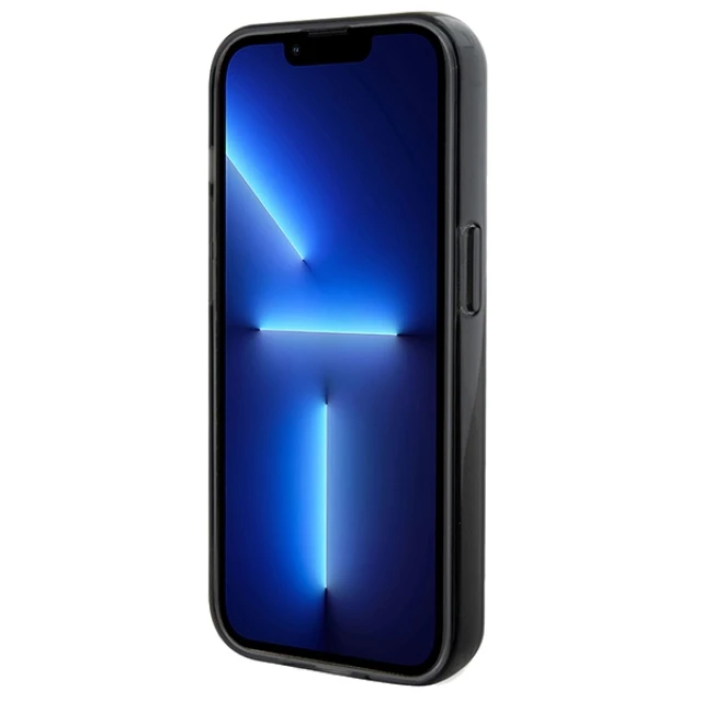 Чохол Karl Lagerfeld Ring Stand Karl&Choupette для iPhone 14 Pro Black with MagSafe (KLHMP14LHMRSKCK)