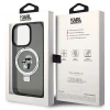 Чохол Karl Lagerfeld Ring Stand Karl&Choupettte для iPhone 15 Pro Max Black with MagSafe (KLHMP15XHMRSKCK)