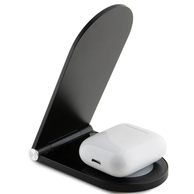 Бездротовий зарядний пристрій Mercedes Silver Star Wireless Charger 2-in-1 Black with MagSafe (MEMFBGSLK)