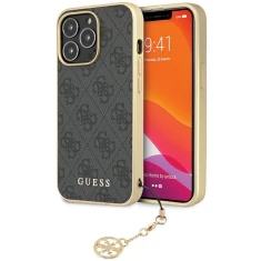 Чохол Guess 4G Charms Collection для iPhone 14 Pro Grey (GUHCP14LGF4GGR)