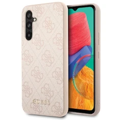 Чохол Guess 4G Metal Gold Logo для Samsung Galaxy A54 (A546) Pink (GUHCSA54G4GFPI)