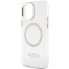 Чохол Guess Metal Outline для iPhone 12 | 12 Pro Gold with MagSafe (GUHMP12MHTRMD)