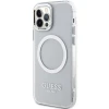 Чохол Guess Metal Outline для iPhone 12 | 12 Pro Silver with MagSafe (GUHMP12MHTRMS)