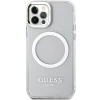 Чохол Guess Metal Outline для iPhone 12 | 12 Pro Silver with MagSafe (GUHMP12MHTRMS)
