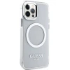 Чохол Guess Metal Outline для iPhone 12 | 12 Pro Silver with MagSafe (GUHMP12MHTRMS)
