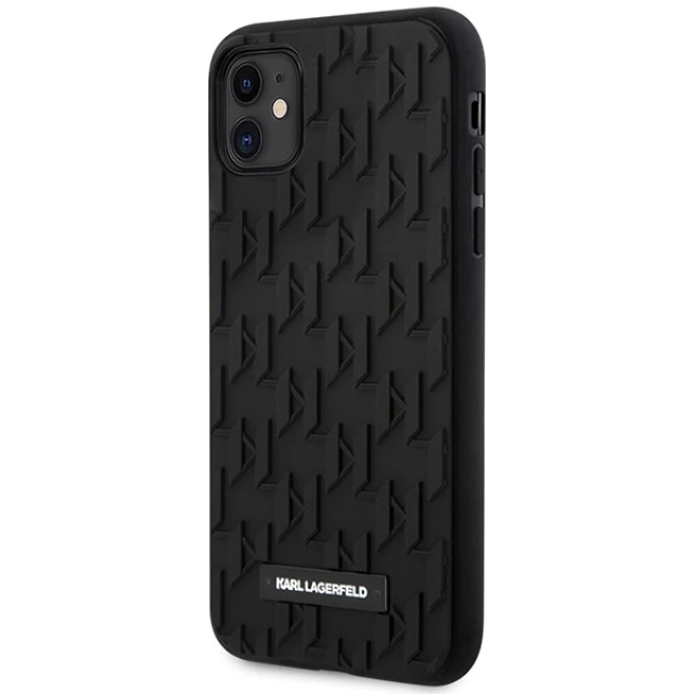 Чохол Karl Lagerfeld 3D Monogram для iPhone 11 | XR Black (KLHCN61RUPKLPK)