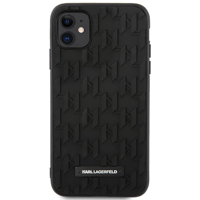 Чохол Karl Lagerfeld 3D Monogram для iPhone 11 | XR Black (KLHCN61RUPKLPK)