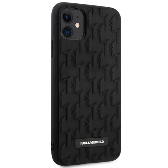 Чохол Karl Lagerfeld 3D Monogram для iPhone 11 | XR Black (KLHCN61RUPKLPK)