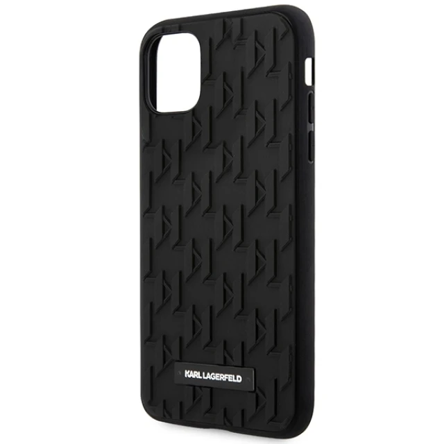 Чохол Karl Lagerfeld 3D Monogram для iPhone 11 | XR Black (KLHCN61RUPKLPK)