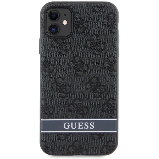 Чохол Guess 4G Stripe для iPhone 11 | XR Grey (GUHCN61P4SNK)